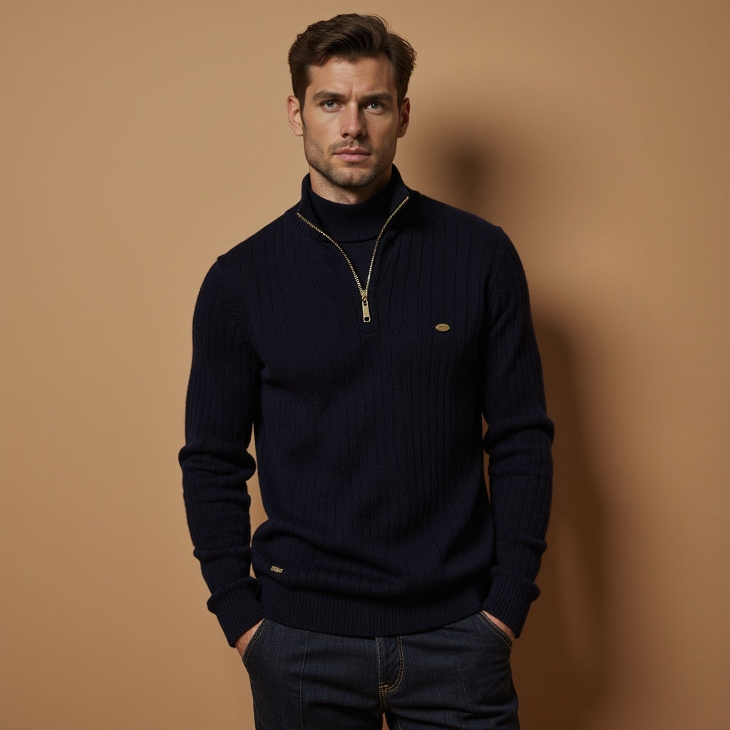 Klassische Strickjacke